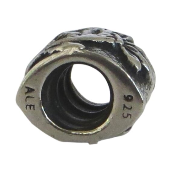 Pandora Vintage Poinsettia Christmas Flower SS .925 Charm 790213 - Picture 4 of 6